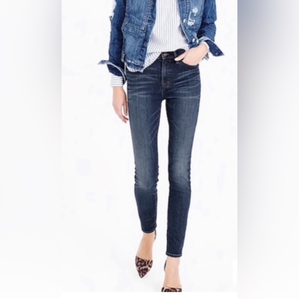 J Crew Lookout high rise skinny denim